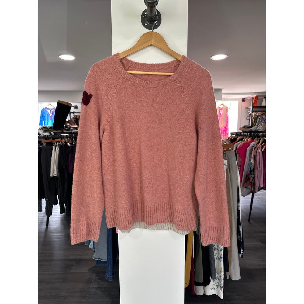 Freecity Backstrike Dove Cashmere Superlux Crewneck Sweater Size S